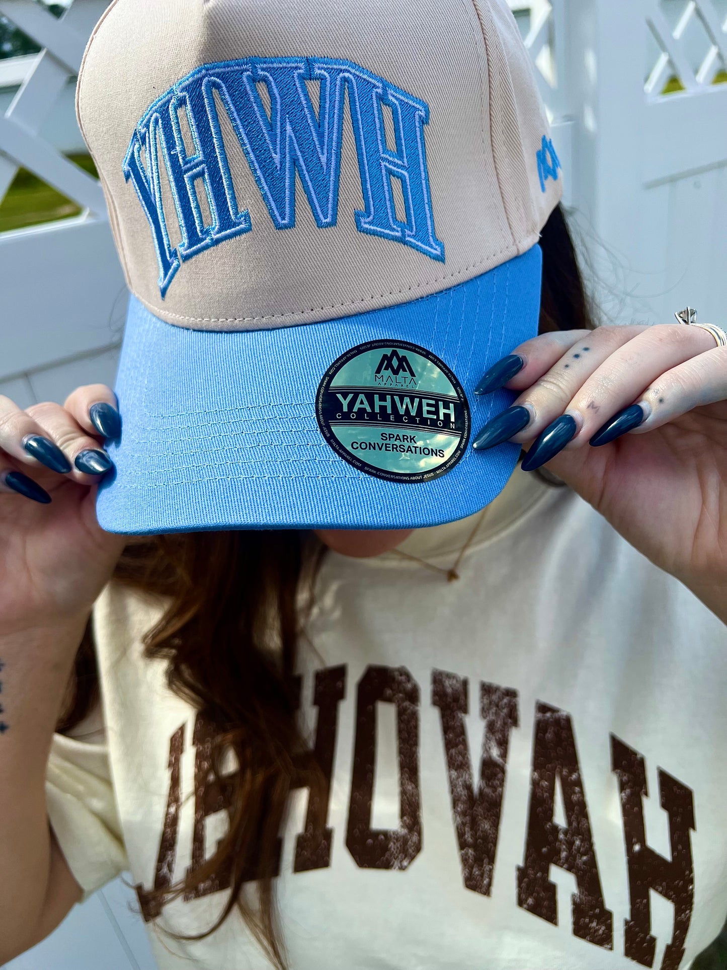 The YHWH Vintage Trucker Hat