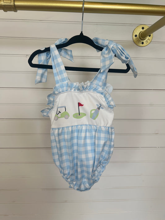 The Baby Girl Golf Romper
