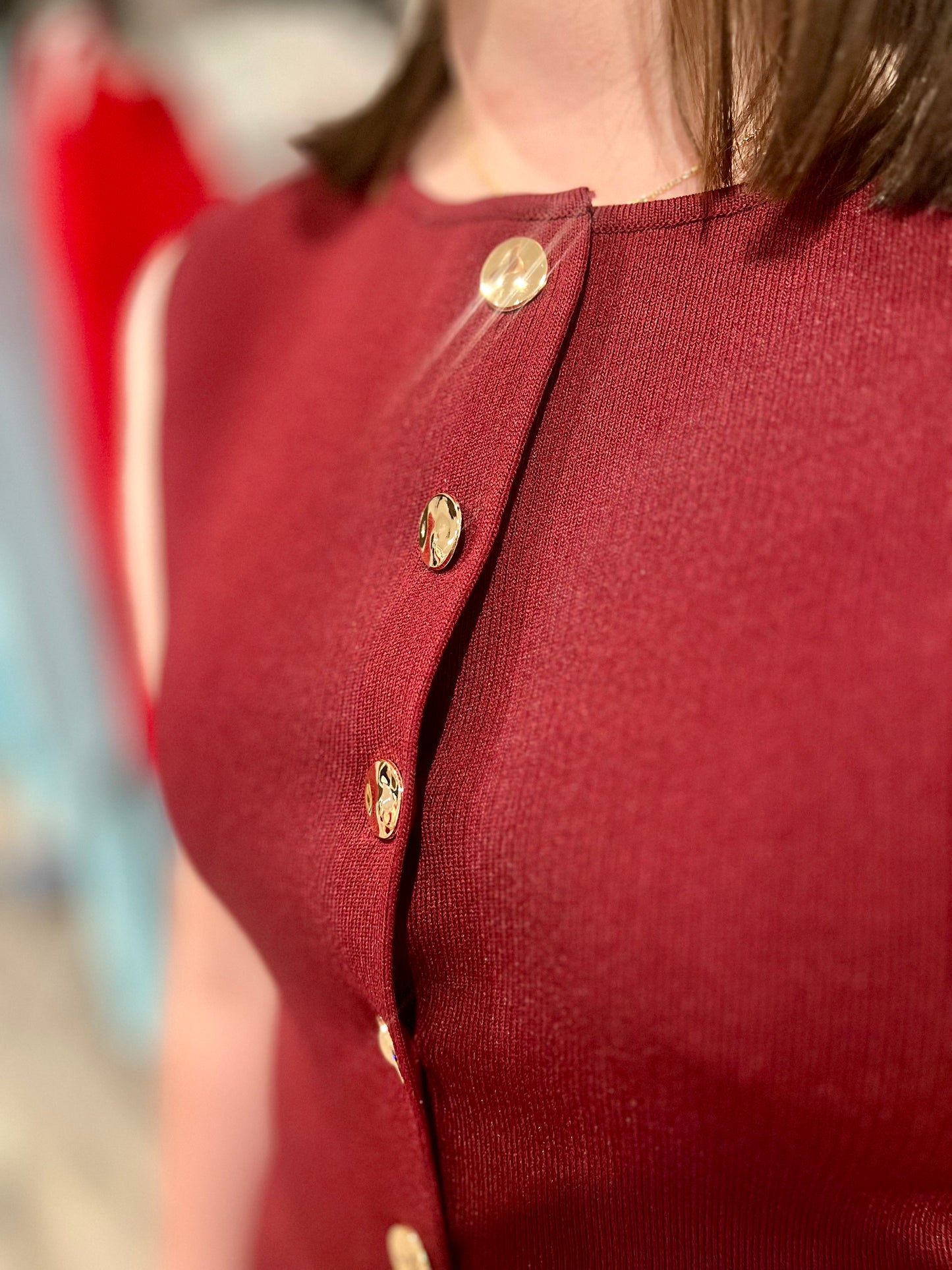 The Serena Knit Peplum Top