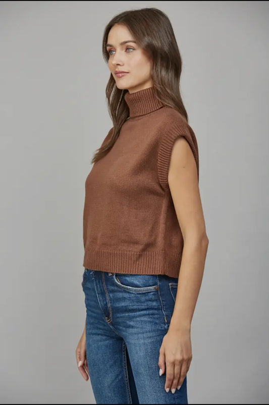 The Vivienne Cropped Sweater Vest