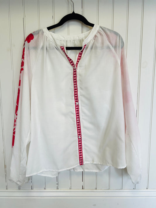 Rosé Blooms Blouse
