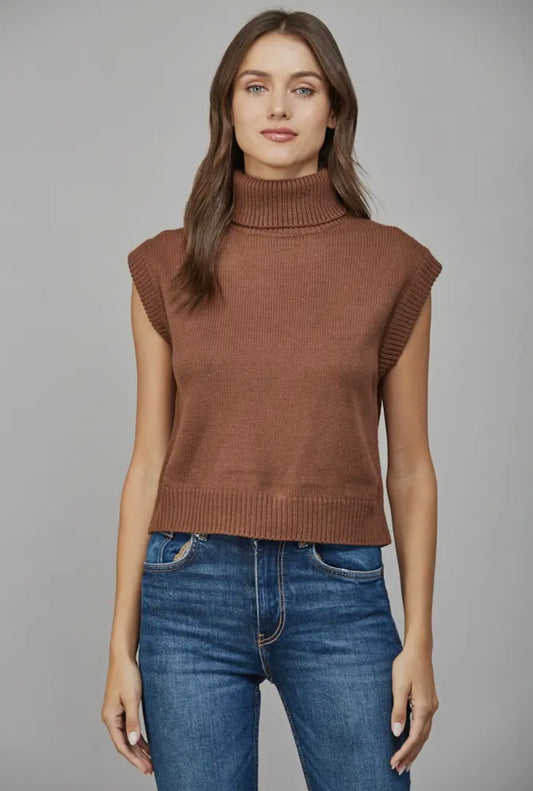 The Vivienne Cropped Sweater Vest